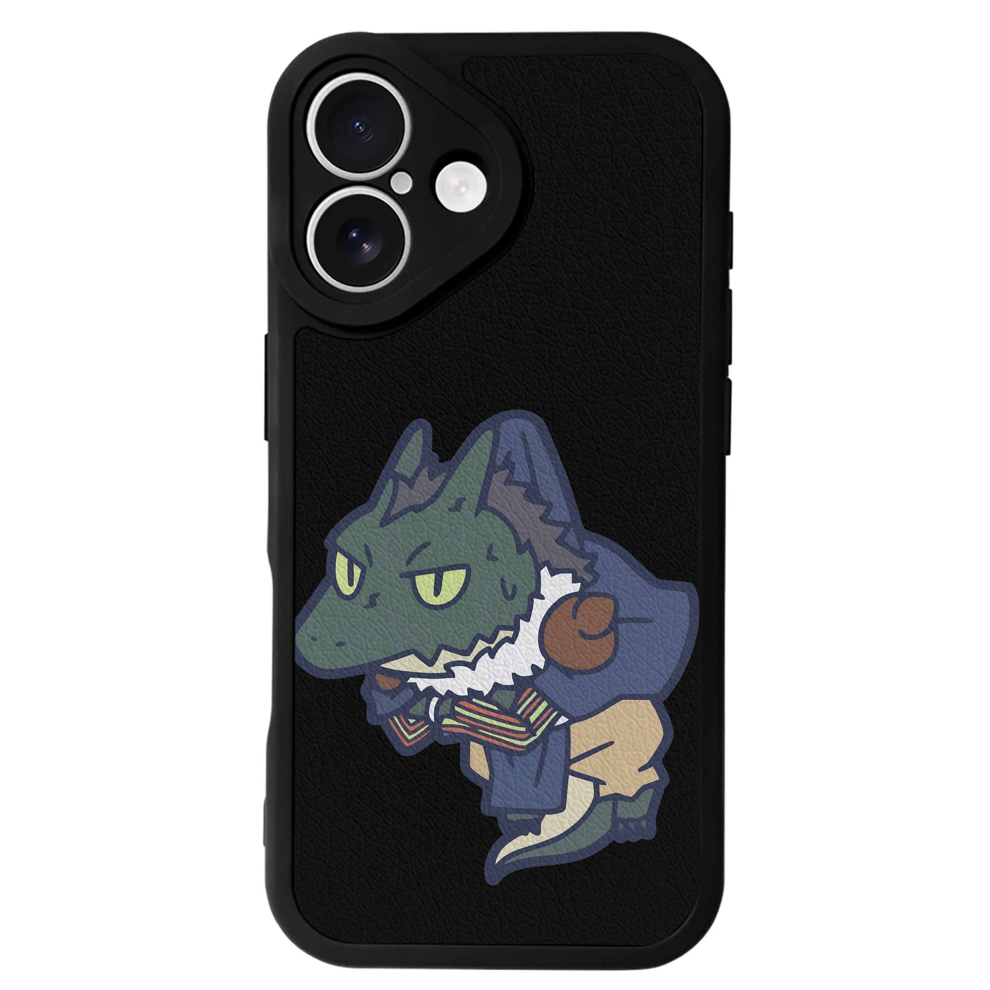 （画像用） 転スラ Regarding Reincarnated to Slime 【iPhone 16シリーズ対応】シリコンスマホケース（レザー調） 材質：シリコン